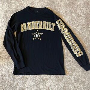 Vanderbilt Commodores Black Long Sleeve Shirt